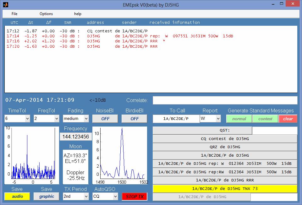 EMEpsk User Interface