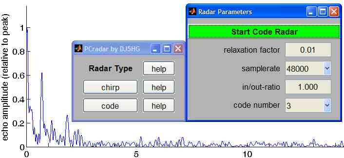 PCradar User Interface